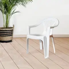 GENERICO - SILLA BLANCA CON BRAZO