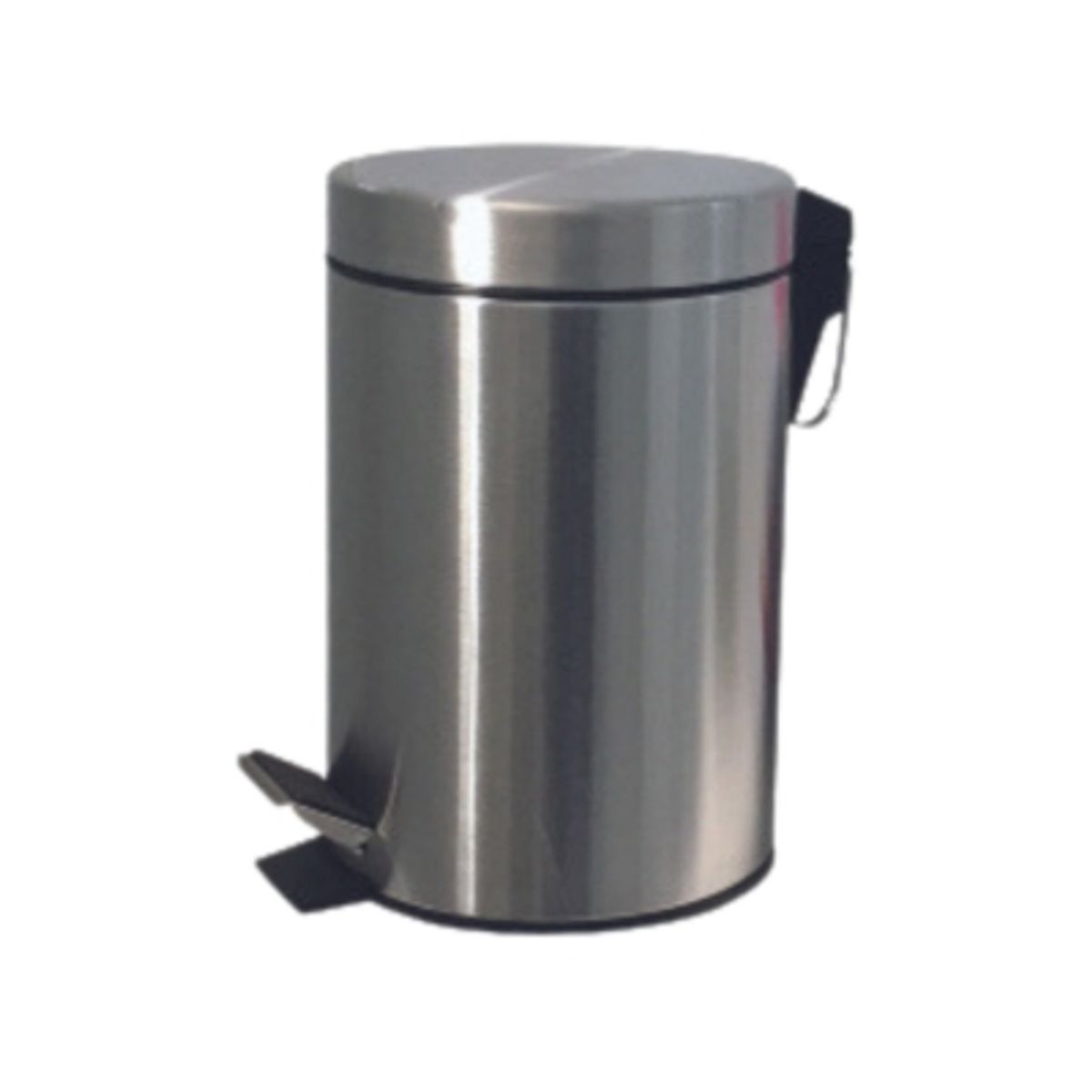 TAUMM - Basurero Papelero Pedal 3 Lts Acero Inoxidable