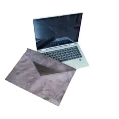 MUNDO PIEL - Funda 13´3 Notebook de cuero Café Oscuro