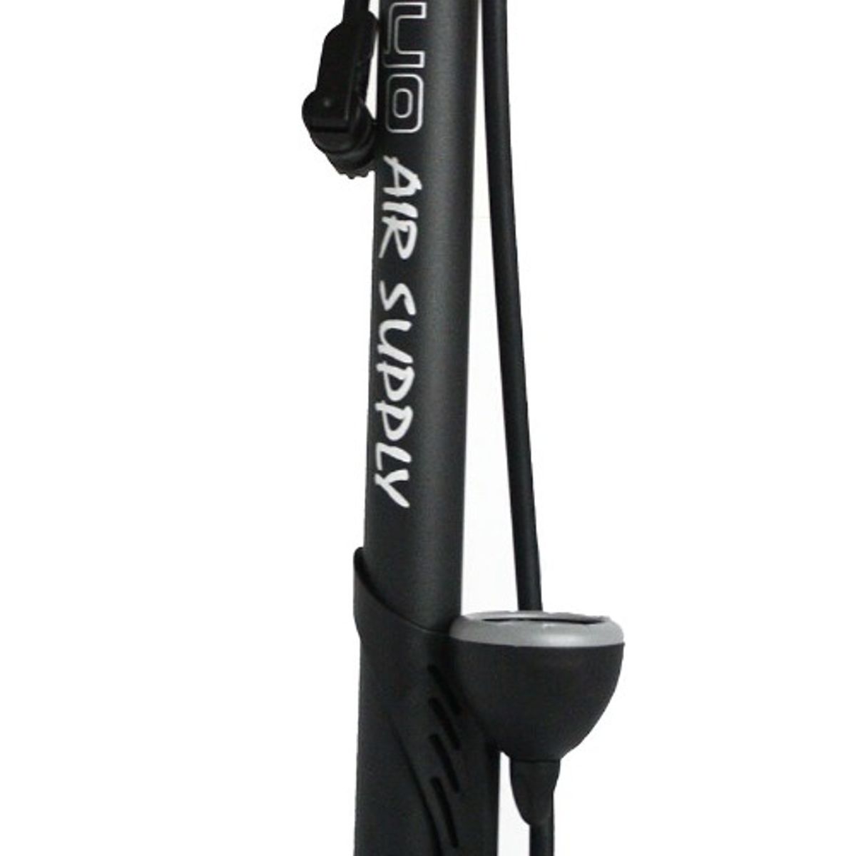 GIYO - Bombín De Piso Pie Válvula Presta/auto Max 160 Psi Manómetro