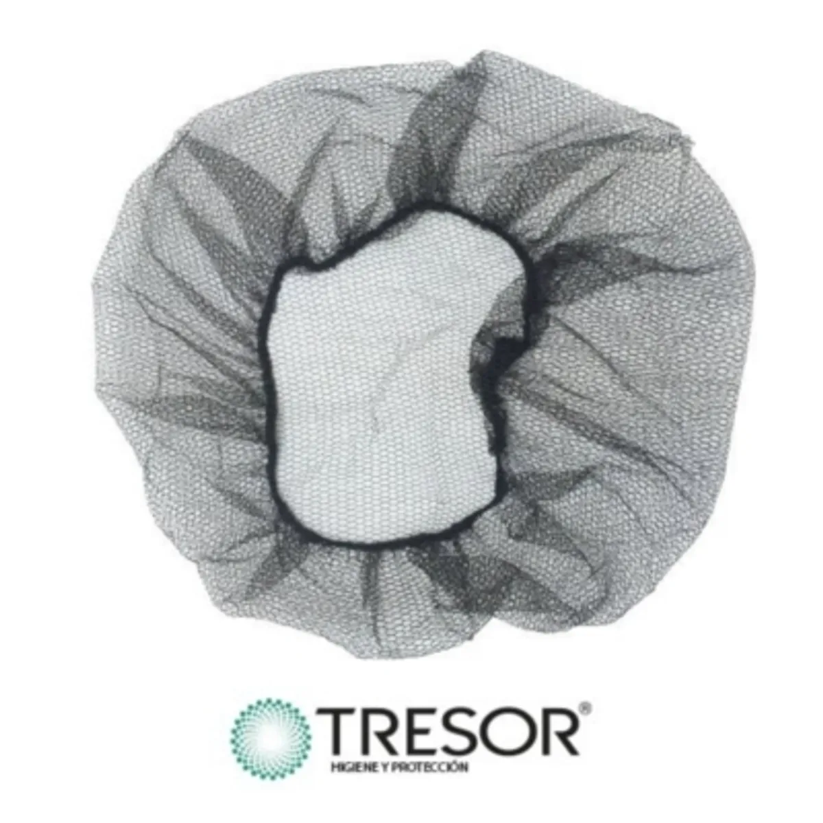 GENERICO - Cofia Redecilla Desechable Color Negro Tresor - 100 Unidades
