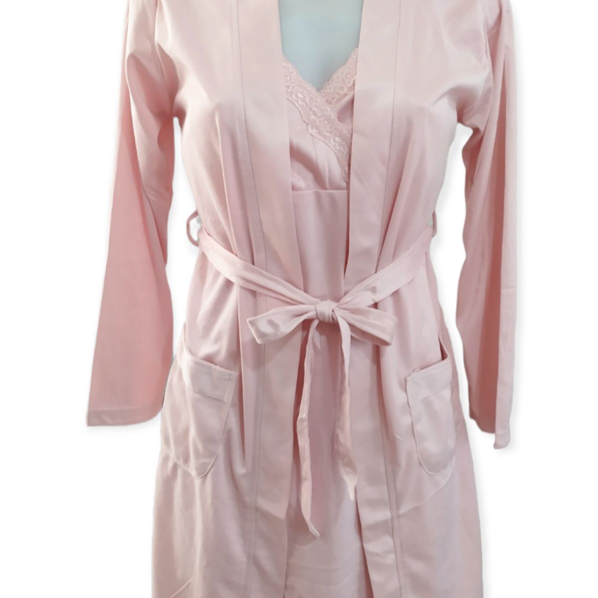 MEDIA LUNA - Pijama maternal bata levantadora y camisola para lactancia