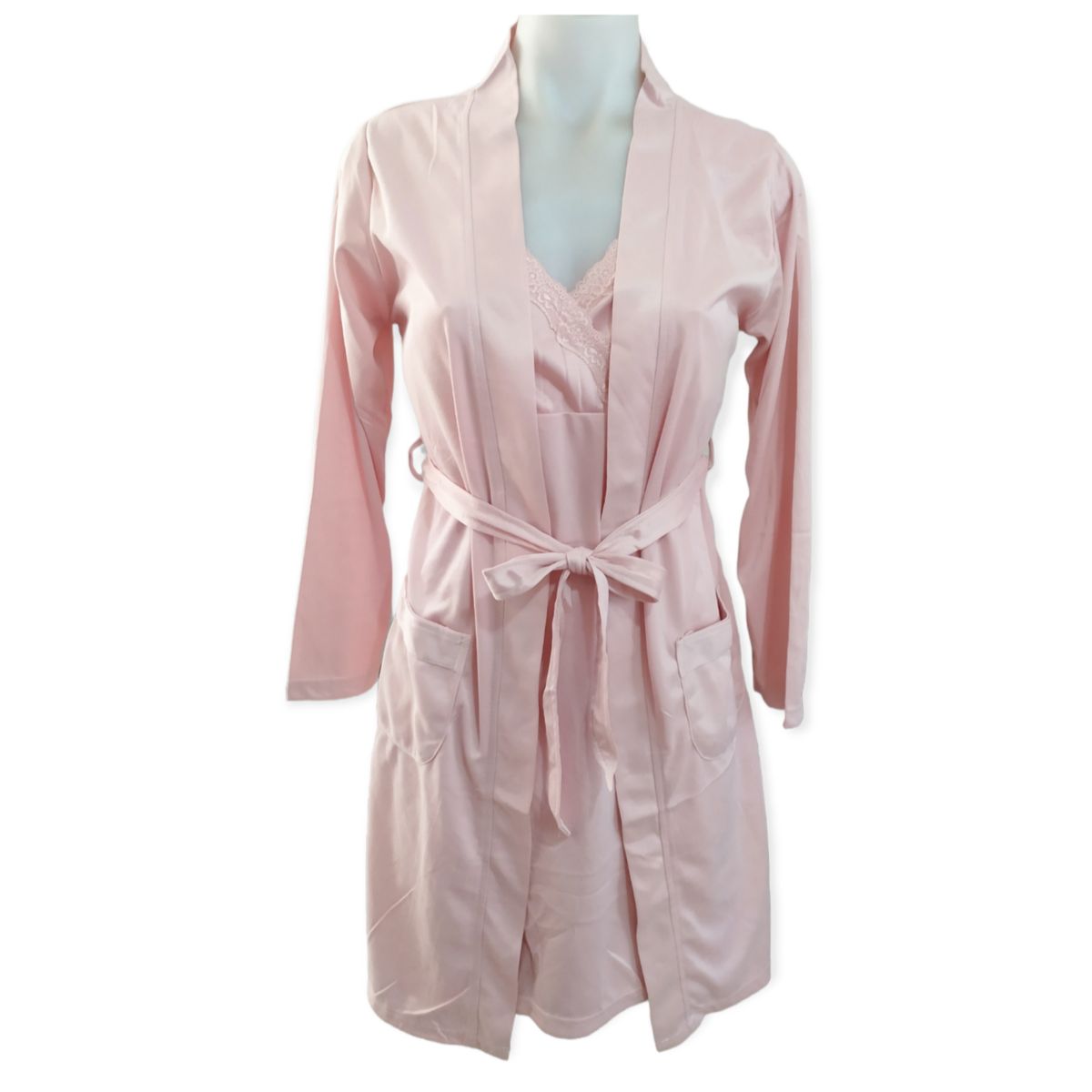 MEDIA LUNA - Pijama maternal bata levantadora y camisola para lactancia