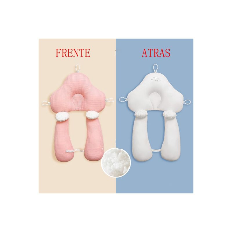 GENERICO - Cama Cojín Nido Colecho De Algodón  Almohada Reforzado ROSA