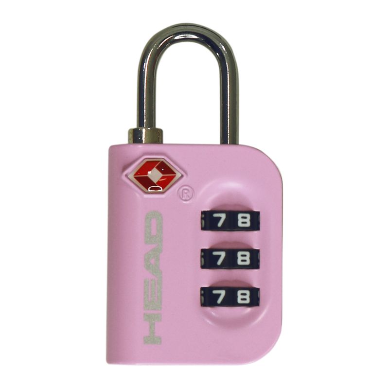 HEAD - Candado con clave TSA Rosado Gum Head