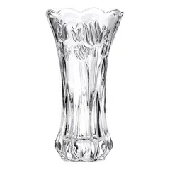 IMPORTCLICK - Florero Jarrón Vidrio Graz 30X14 CM - Blanco