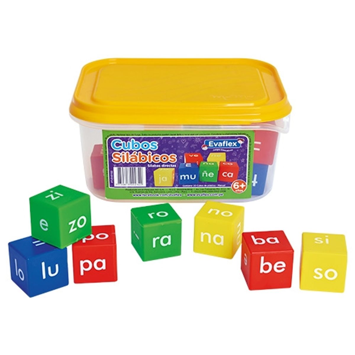 EVAFLEX - CUBOS   SILÁBICOS  EVAFLEX