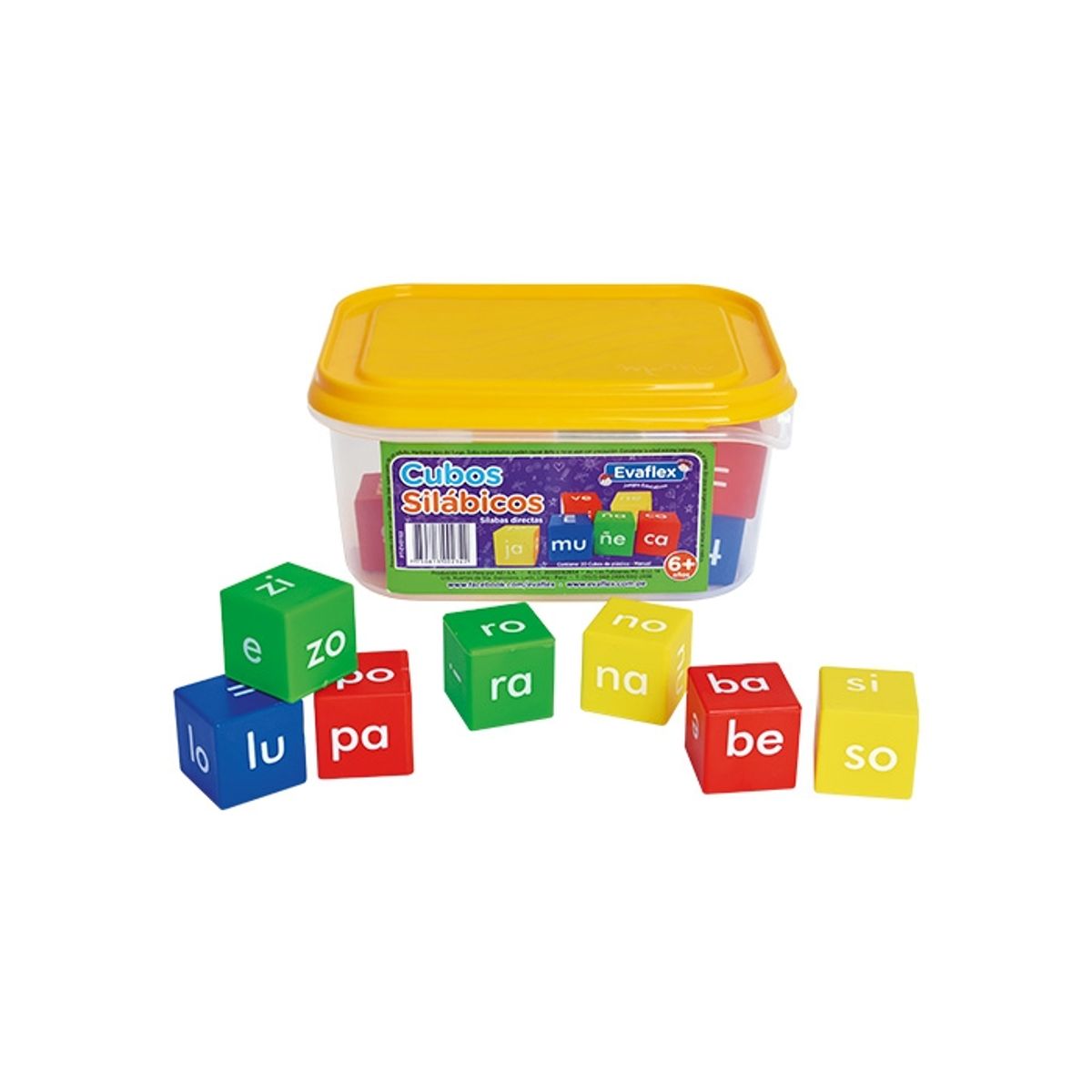 EVAFLEX - CUBOS   SILÁBICOS  EVAFLEX