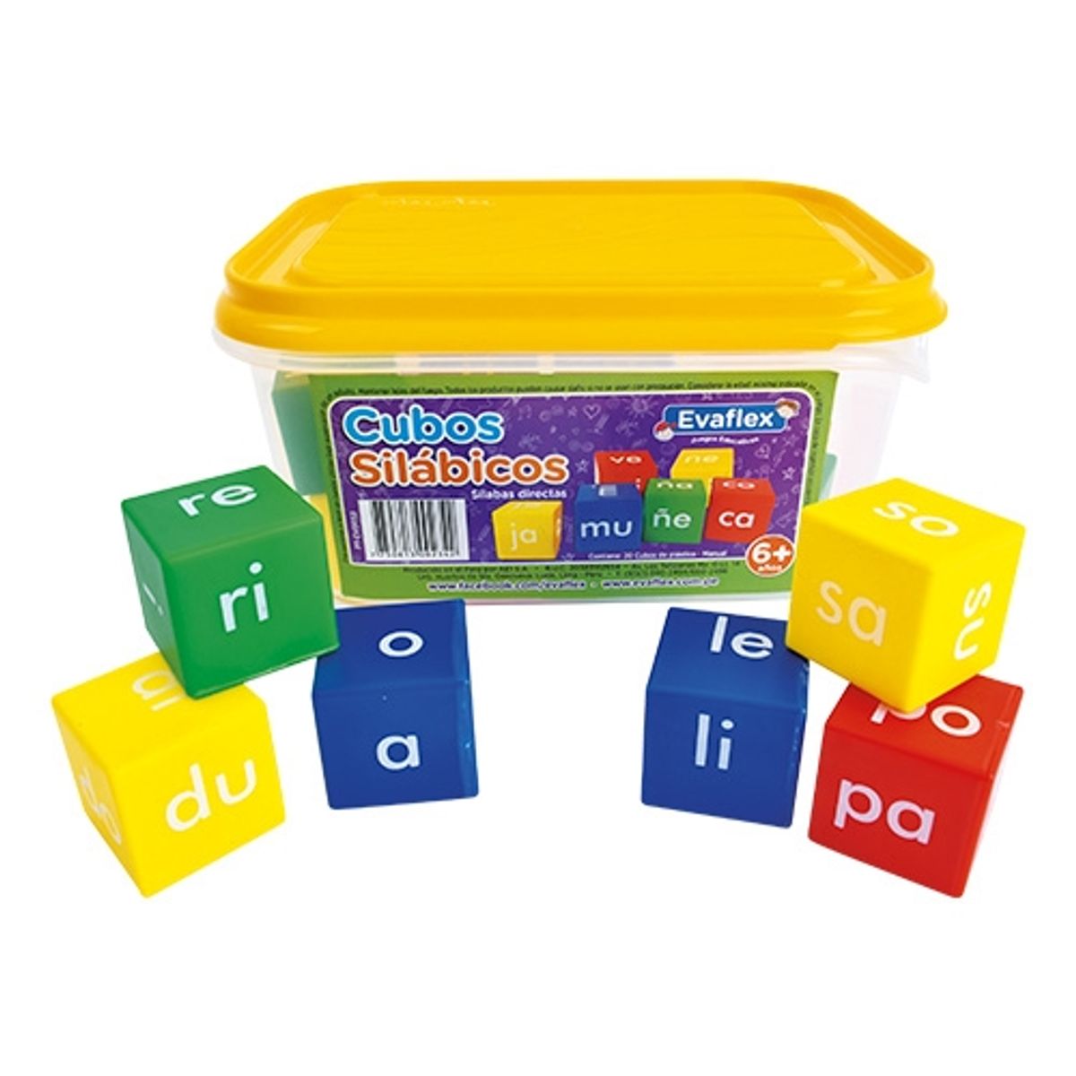 EVAFLEX - CUBOS   SILÁBICOS  EVAFLEX
