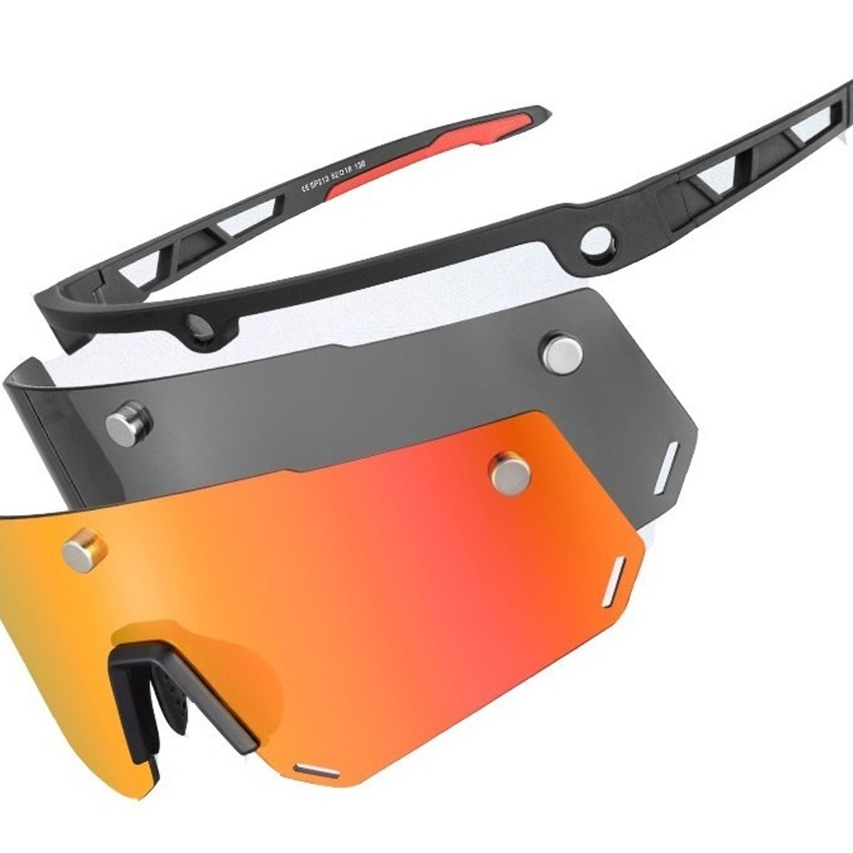 ROCKBROS - Lentes Rockbros Mica Magnética Intercambiable Uv400 Ciclismo