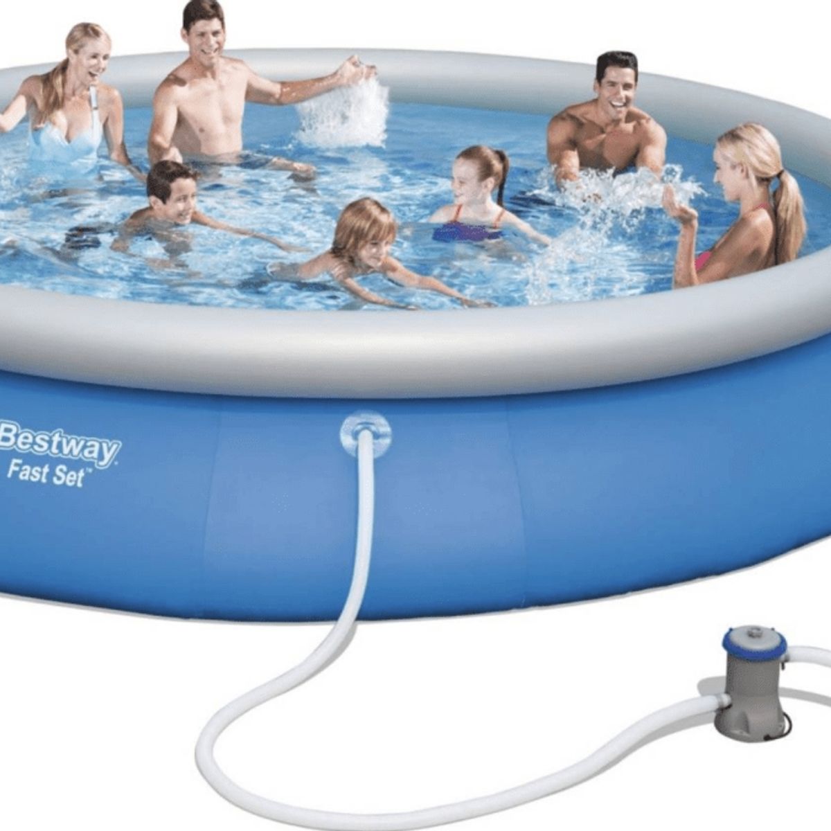 BESTWAY - PISCINA INFLABLE - 457X84 CM - 9677 LITROS - INCLUYE BOMBA
