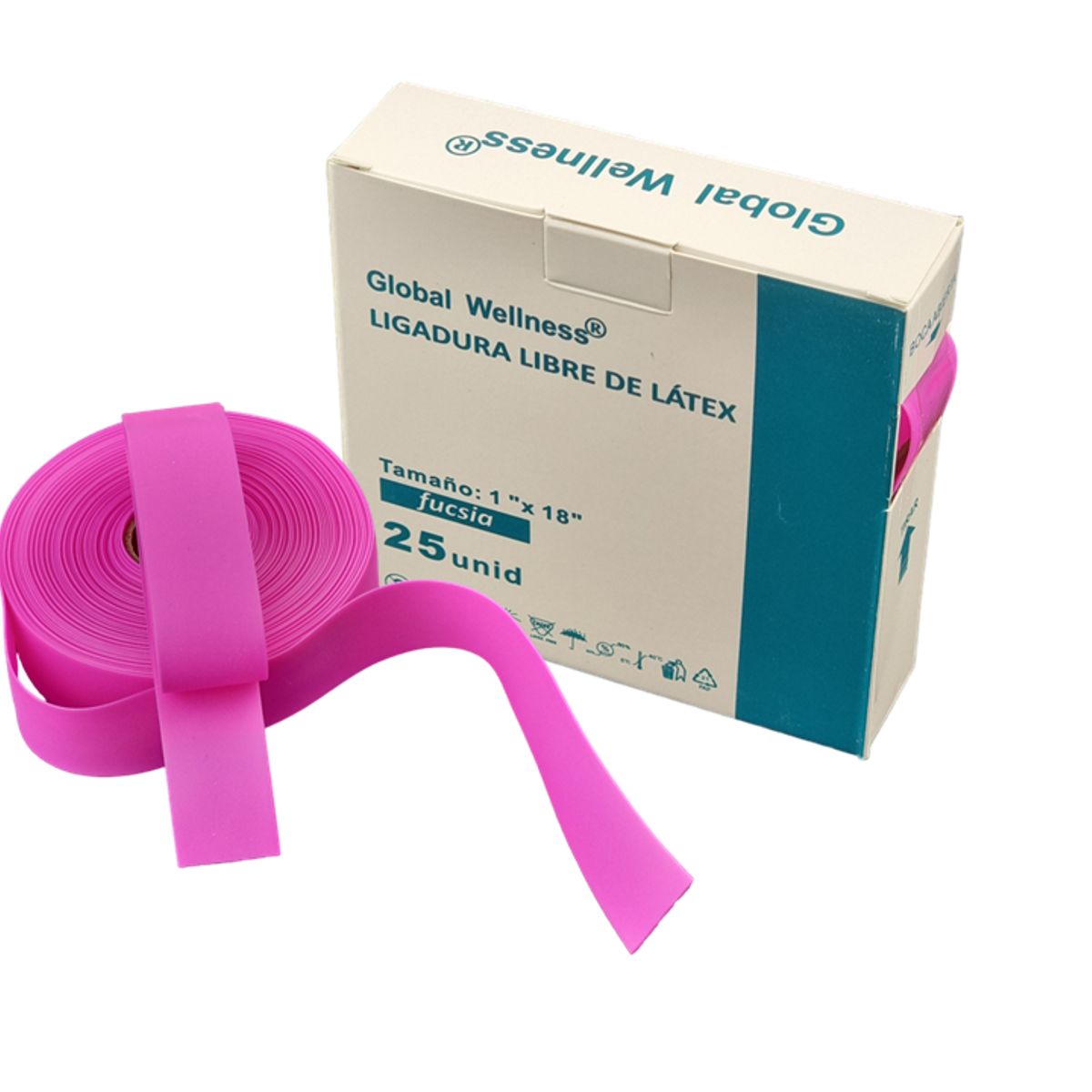 NIPRO - Ligadura Torniquete Vacuette Libre De Latex * 25 Unidades