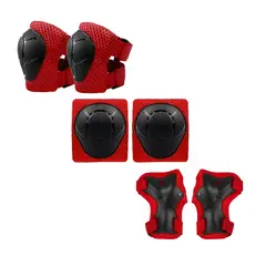 KANGGU - PACK RODILLERAS CODERAS Y MUÑEQUERAS - ROJO