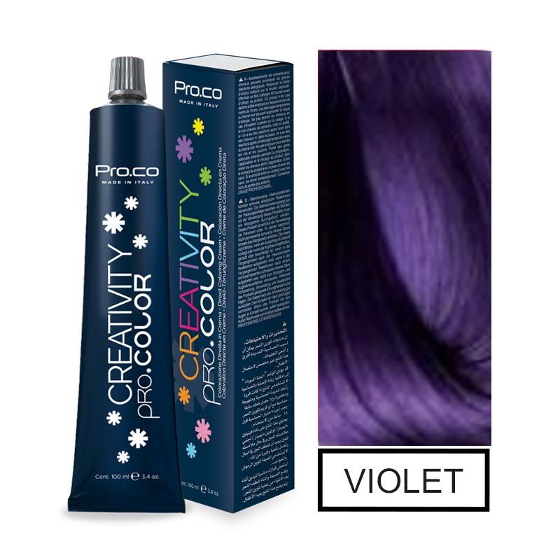 BBCOS - Tintura Fantasía Creativity PRO.COLOR tono violeta x 100mL