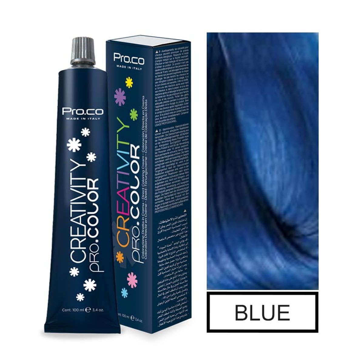 BBCOS - Tintura Fantasía Creativity PRO.COLOR tono blue x 100mL