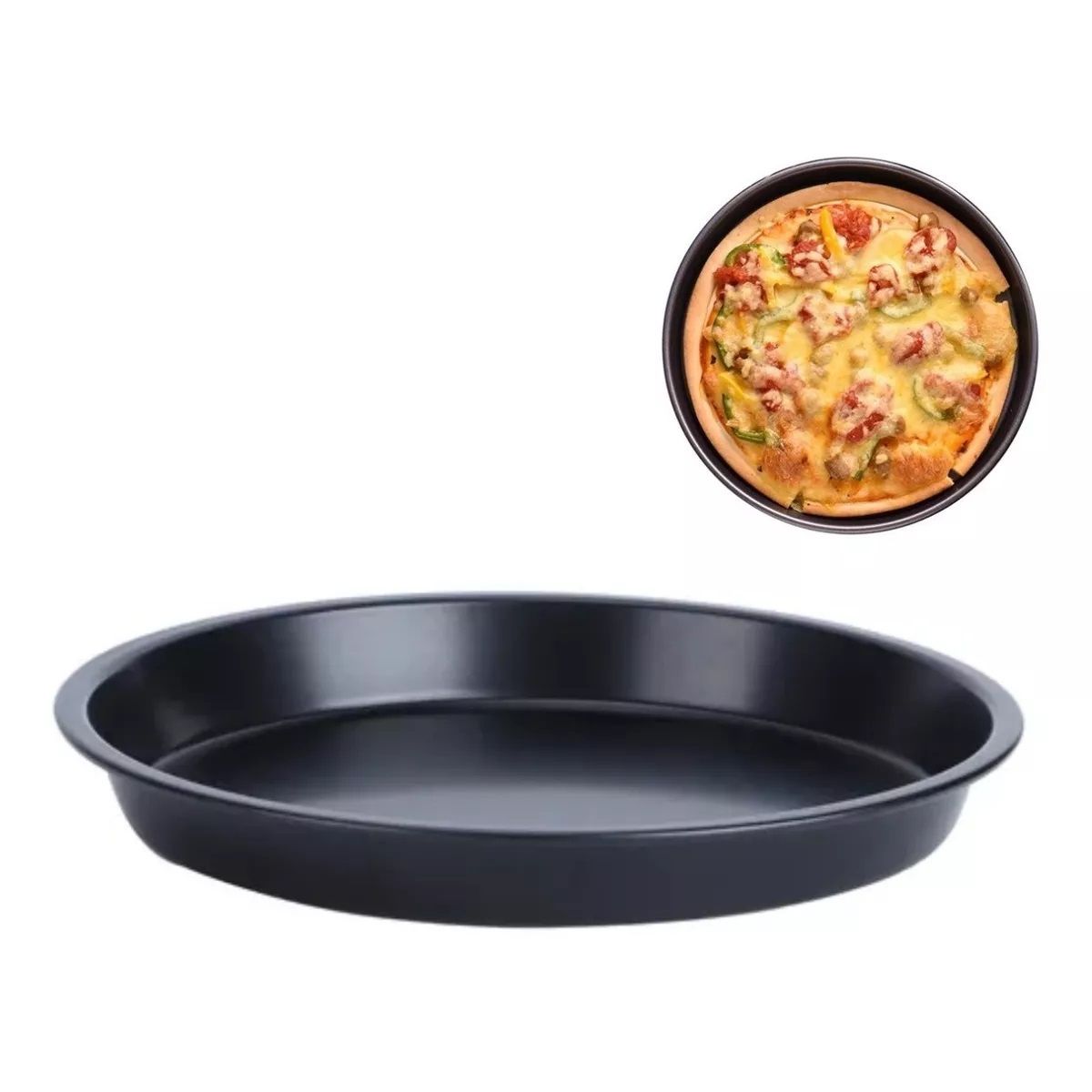 GENERICO - Molde De Pizza Antiadherente Molde Redondo Para Pizza 26cm