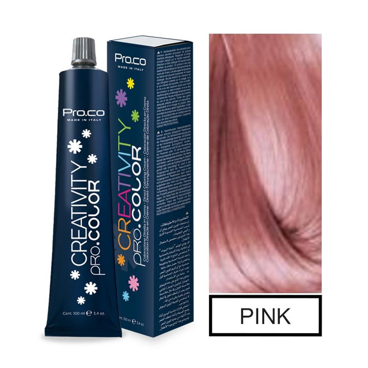 BBCOS - Tintura Fantasía Creativity PRO.COLOR tono pink x 100mL