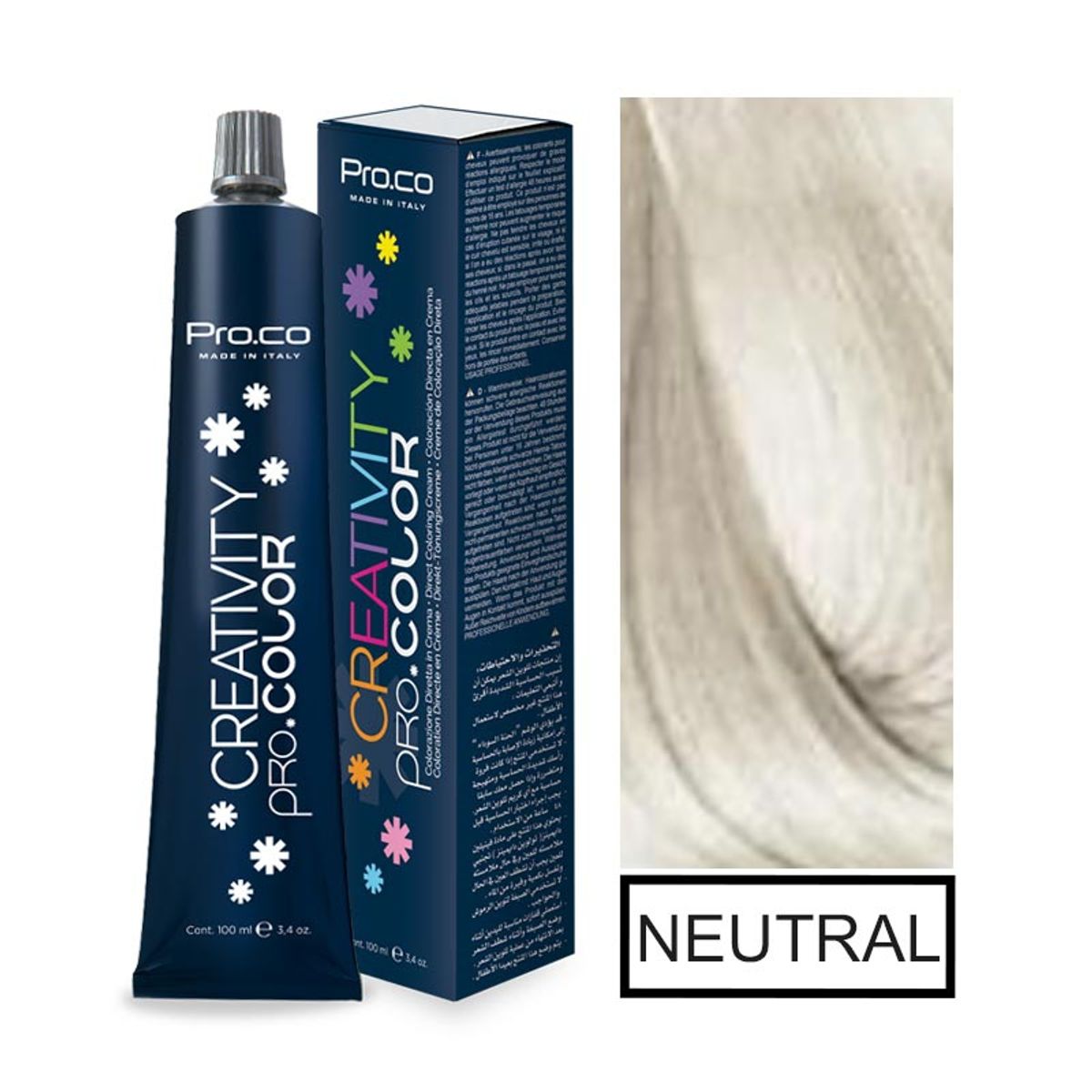 BBCOS - Tintura Fantasía Creativity PRO.COLOR tono neutral x 100mL
