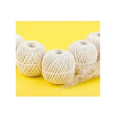 GENERICO - Hilo Algodón En Color Crudo Paquete De 5 Pitillas