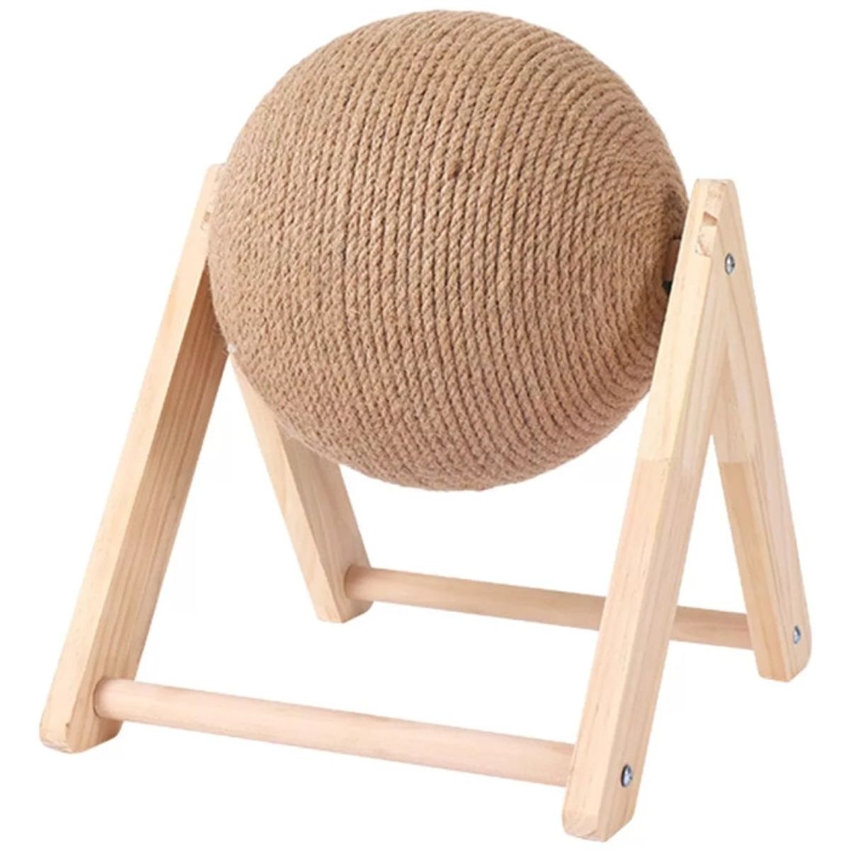 MARBEN PETS - Rascador Bola Giratoria Marben Para Gatos, Alto 28cms