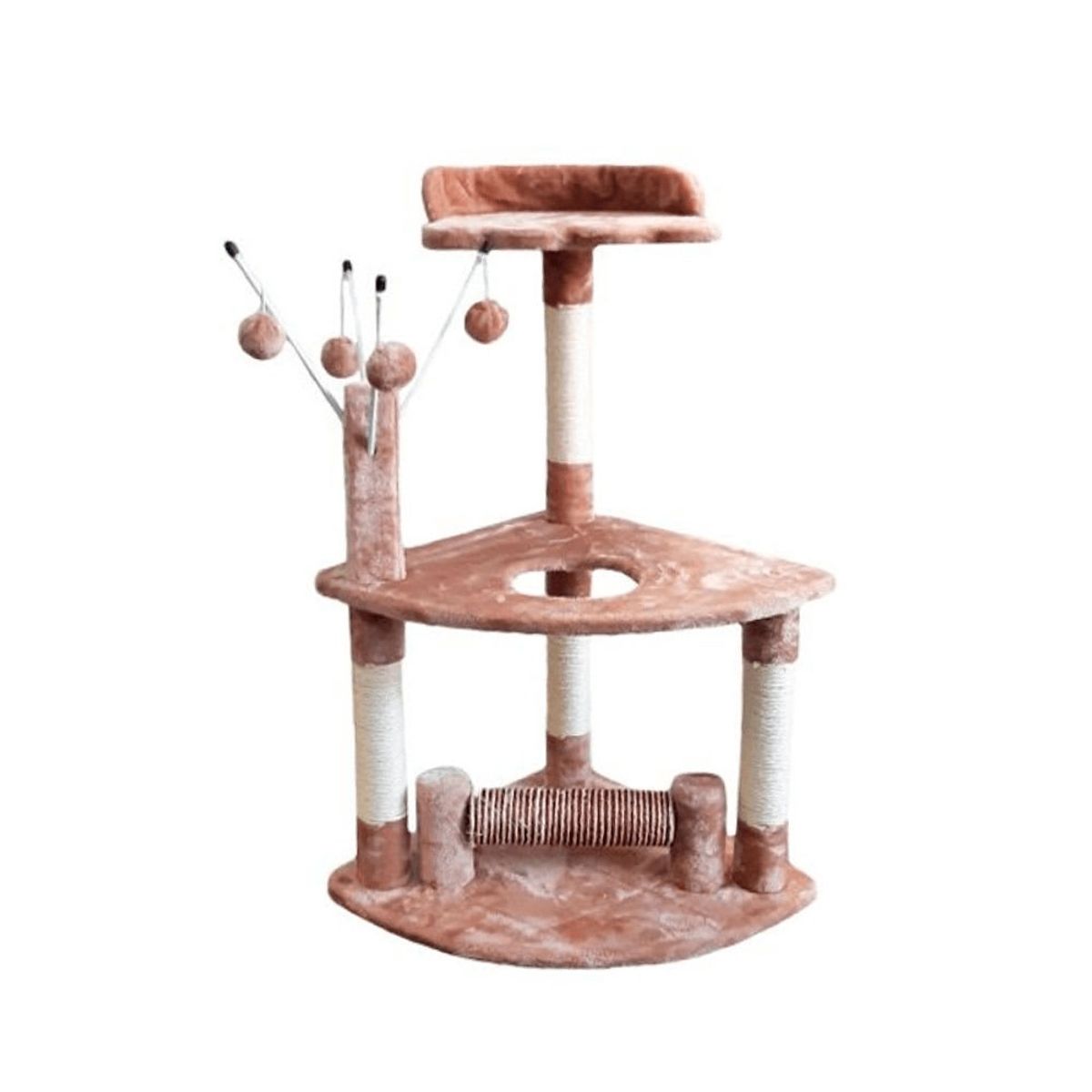 MARBEN PETS - Rascador Torre Marben Para Gatos, Alto90cms