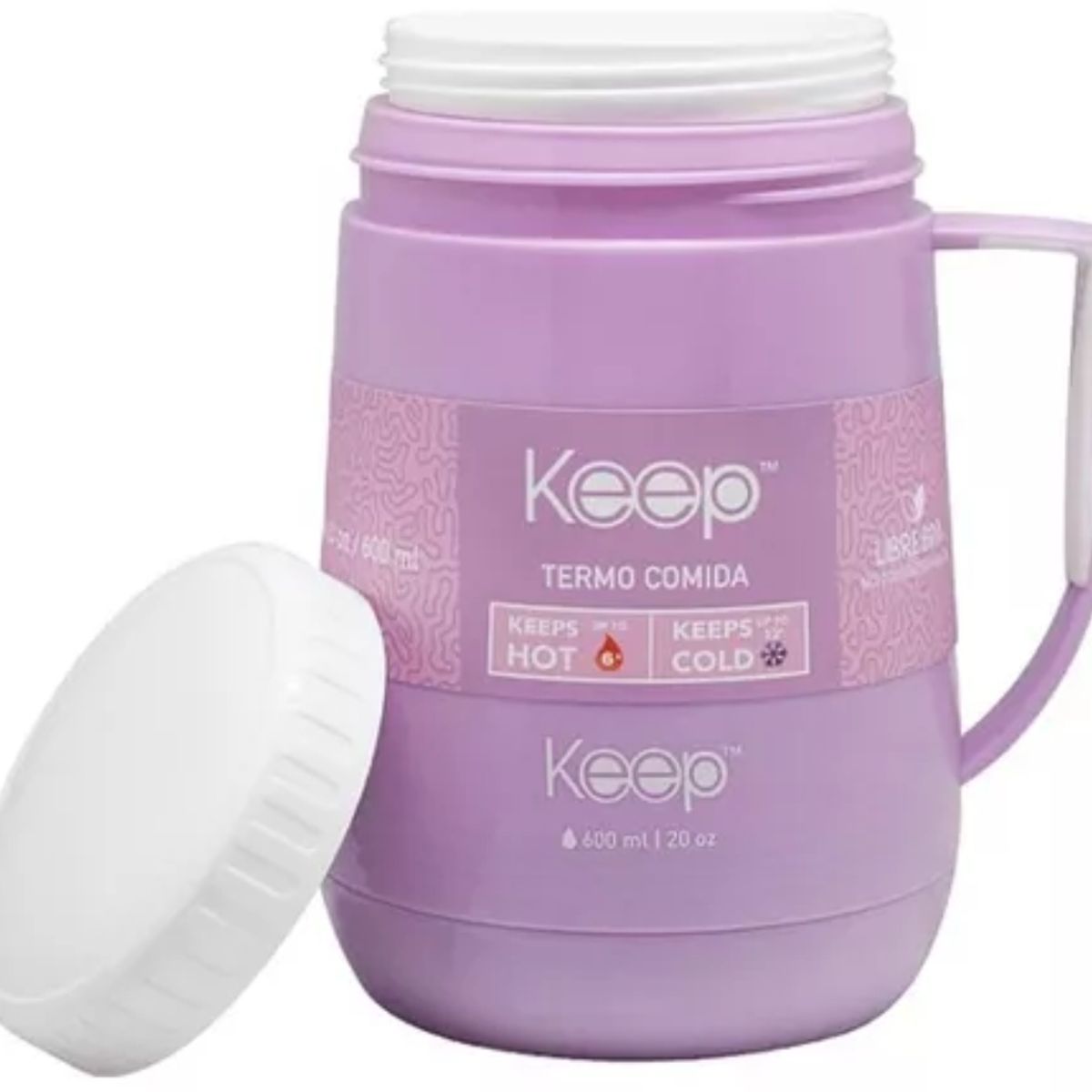 KEEP - TERMO DE COMIDA PP 600ML KEEP MORADO