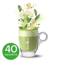 FOODNESS - Matcha Latte con Ginseng - 40 sachets
