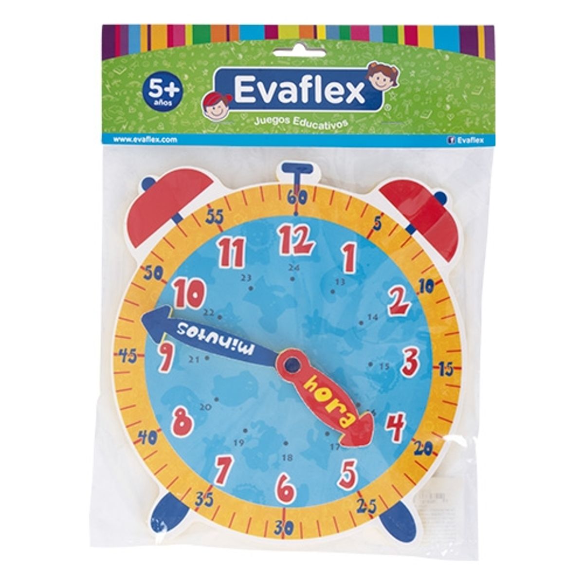 EVAFLEX - RELOJ CON MANECILLAS