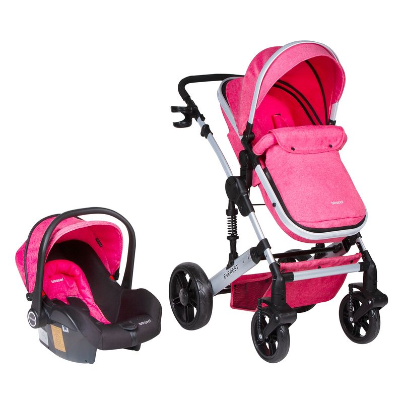 BBQOOL - Coche Travel System Everest Pink