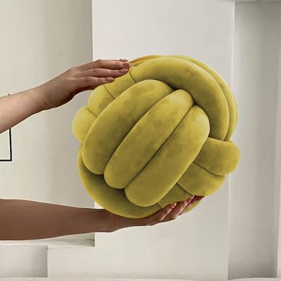 Imagen 2 del producto Cojín Diseño Nudo Terciopelo Verde