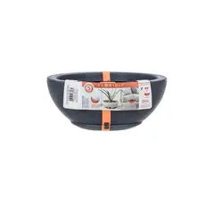 FLORIDIS - MACETERO GRAFITO BOWL 13CM ALTO CON PLATO