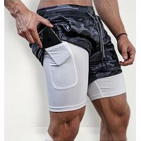 Short Gimnasio Hombre Con Calza Y Bolsillo Para Celular