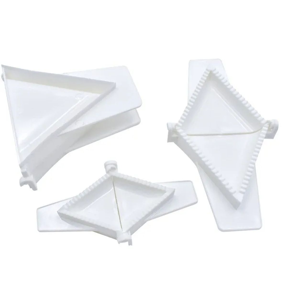 GENERICO - Set 3 Moldes Prensa Empanadas Ravioli Triangular