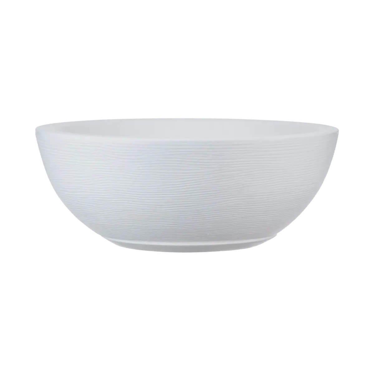 FLORIDIS - MACETERO FLORIDIS BLANCO BOWL 19CM ALTO CON PLATO