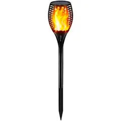 GENERICO - Lampara Solar Exterior Antorcha Para Jardin Solar
