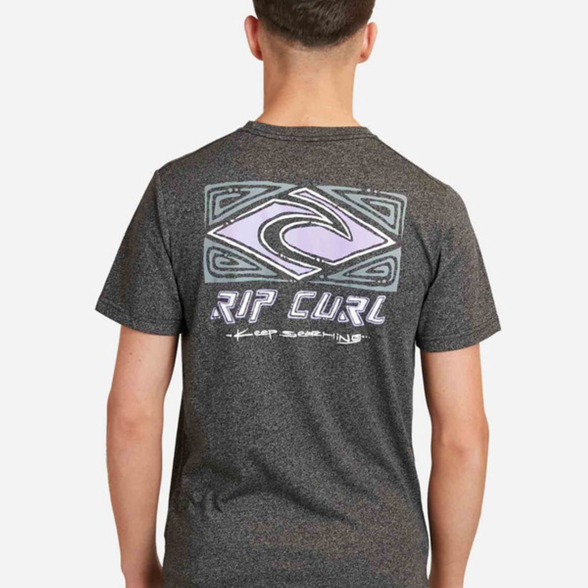 RIP CURL - Polera M/C Basica Negro Juvenil Hombre Ripcurl