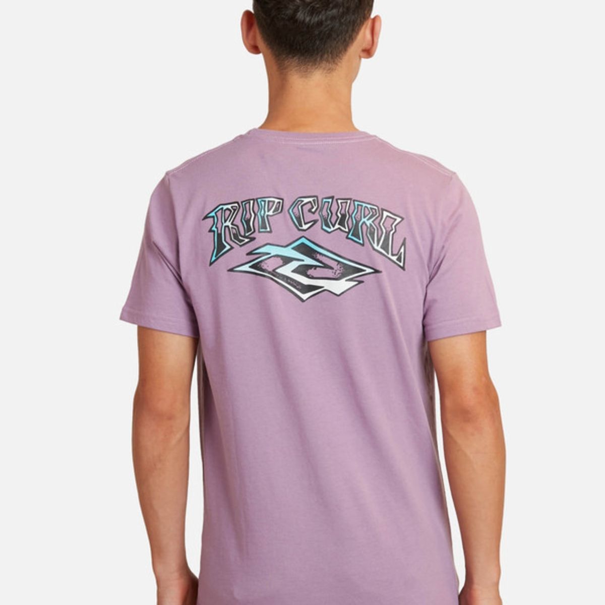 RIP CURL - Polera M/C Basica Morado Juvenil Hombre Ripcurl