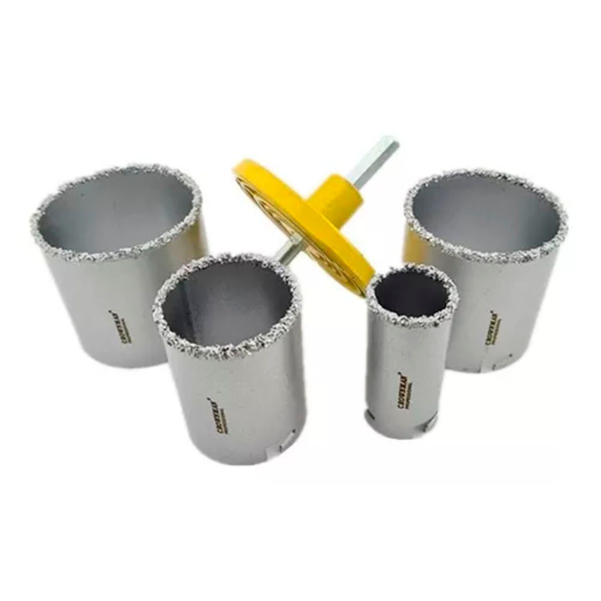 GENERICO - Kit Juego De Broca Sierra Copa Diamantada 6 Piezas Crownman