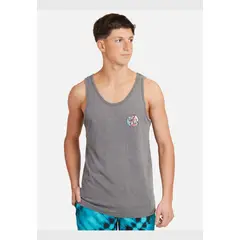 RIP CURL - Polera S/M Gris Juvenil Hombre Ripcurl