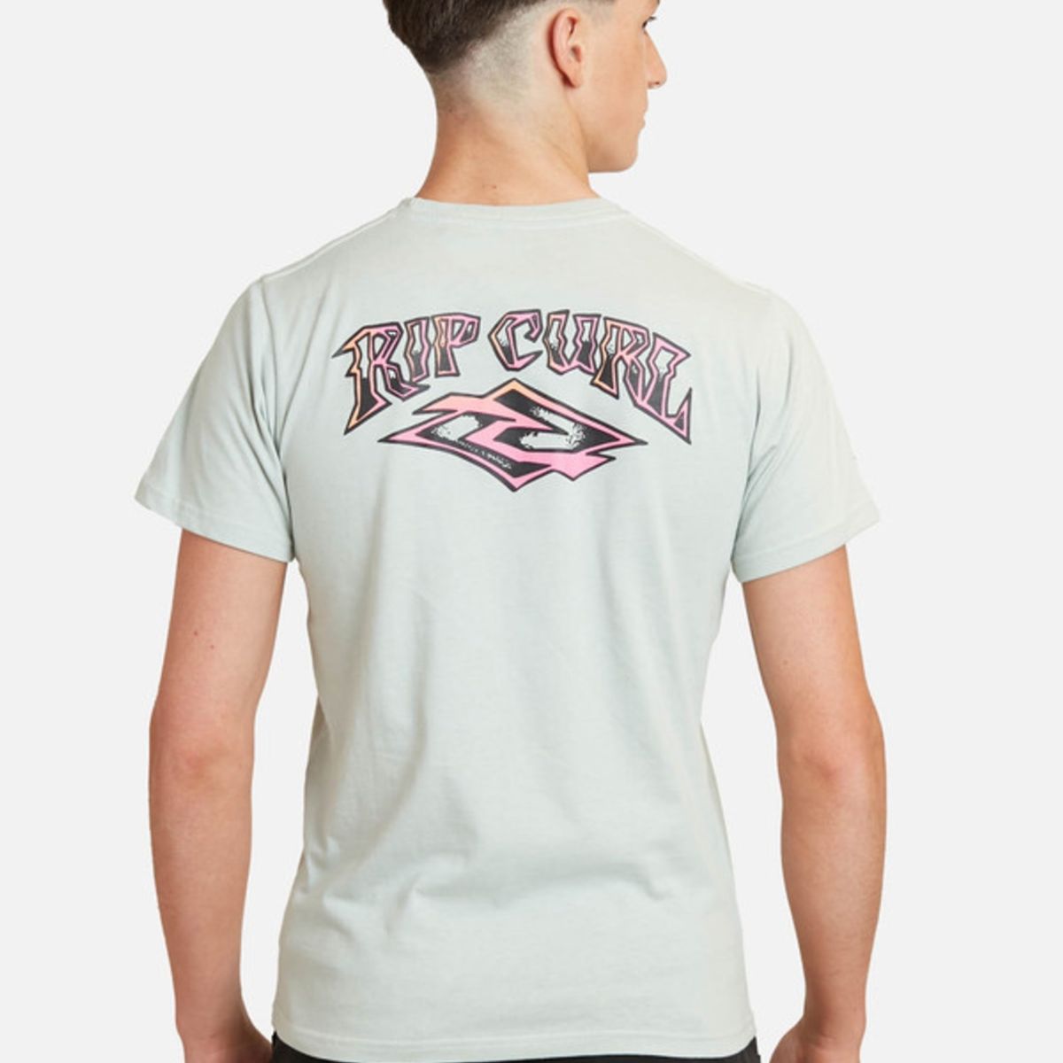 RIP CURL - Polera M/C Basica Gris Juvenil Hombre Ripcurl