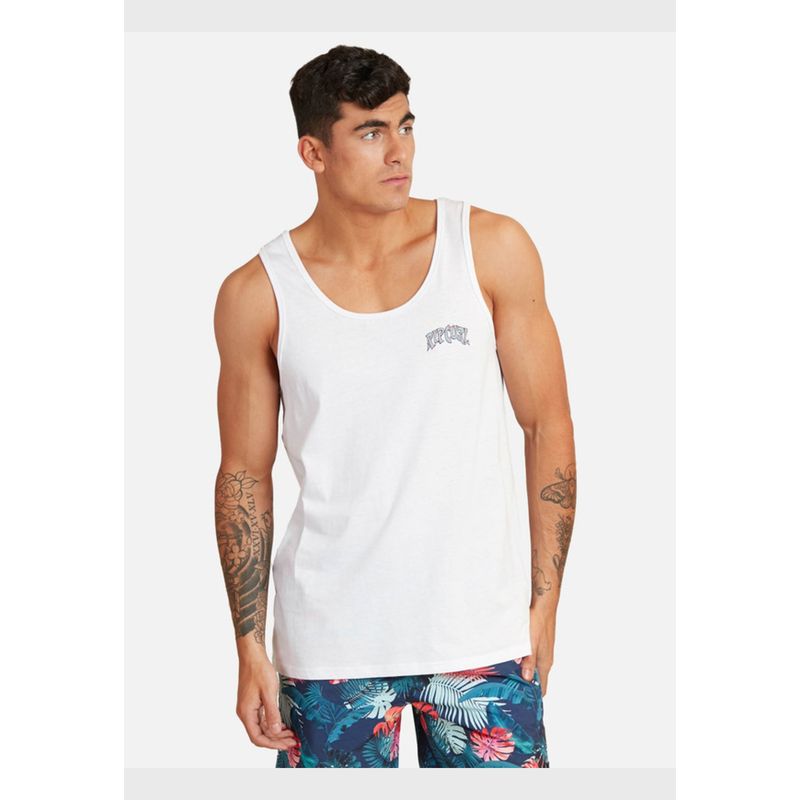 RIP CURL - Polera S/M Blanco Hombre Ripcurl