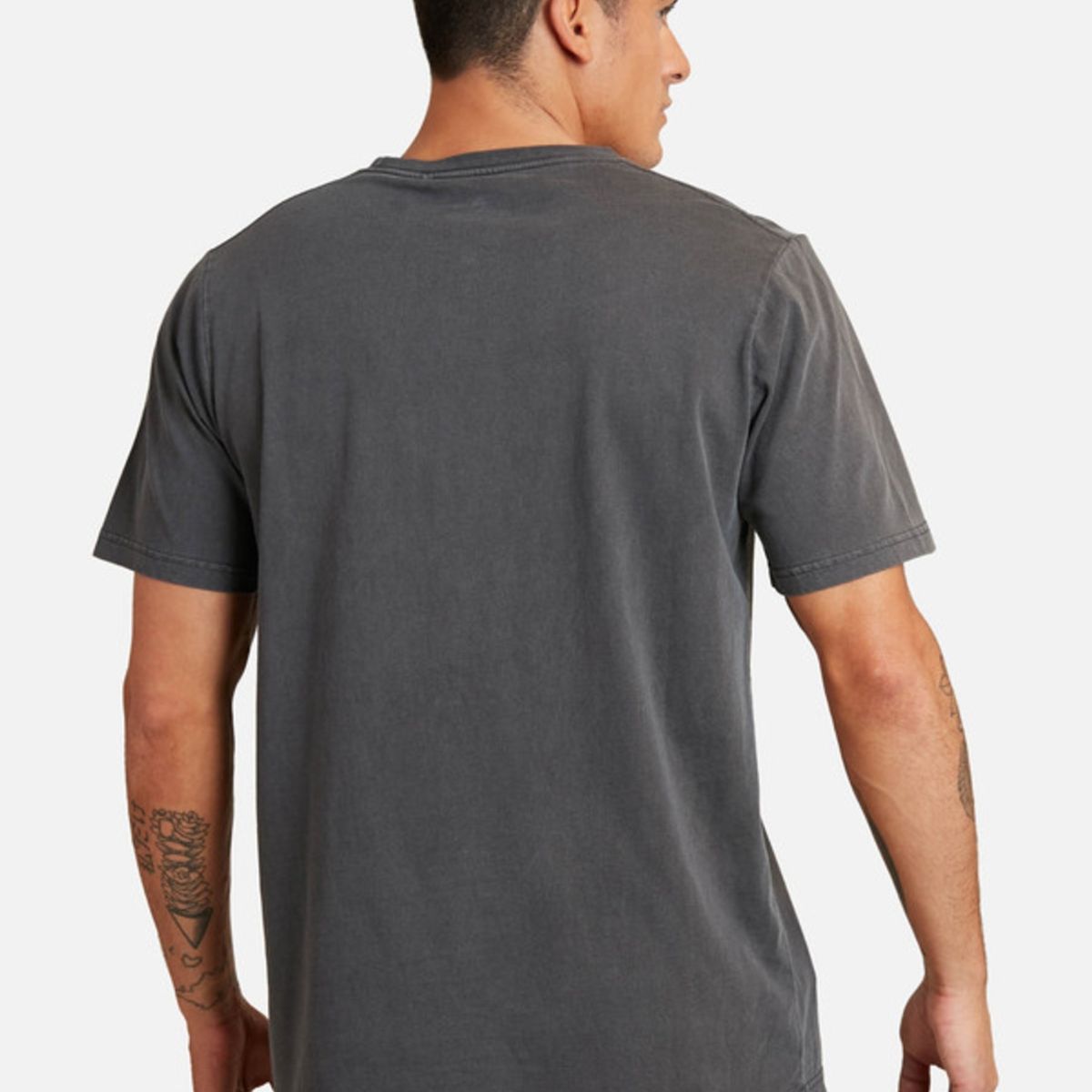 RIP CURL - Polera MC Intermedia Gris Oscuro Hombre Ripcurl