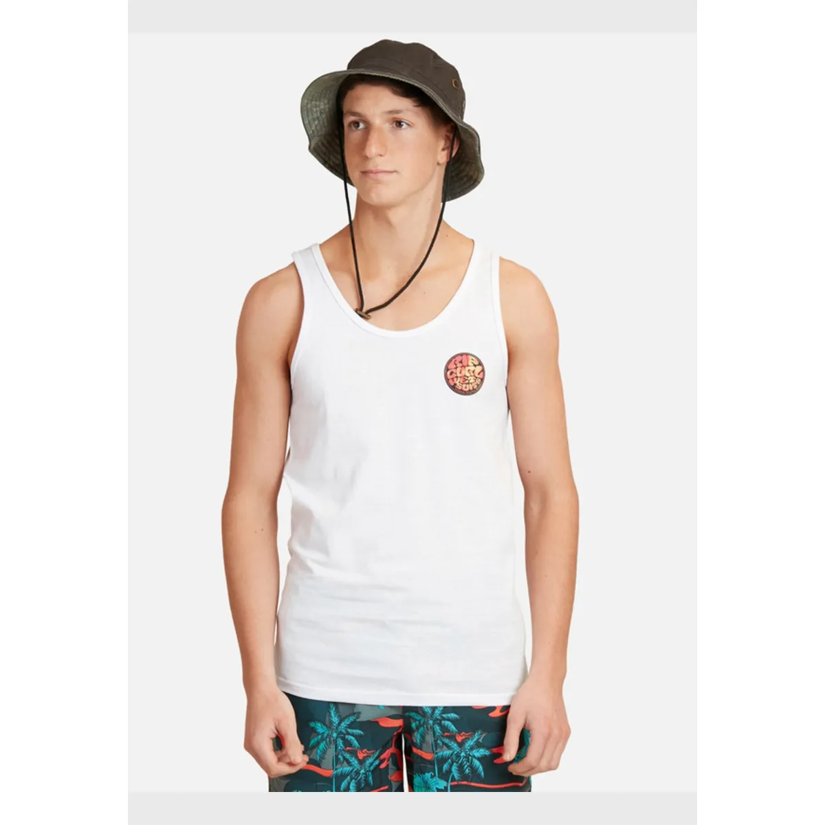 RIP CURL - Polera S/M Blanco Juvenil Hombre Ripcurl