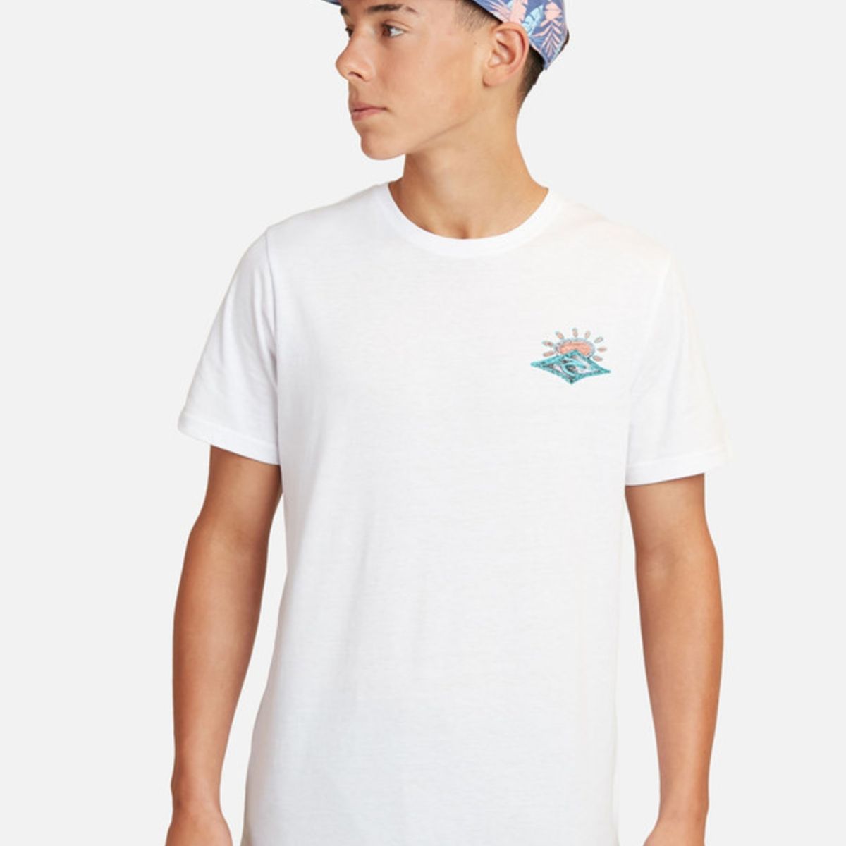 RIP CURL - Polera M/C Basica Blanco Juvenil Hombre Ripcurl