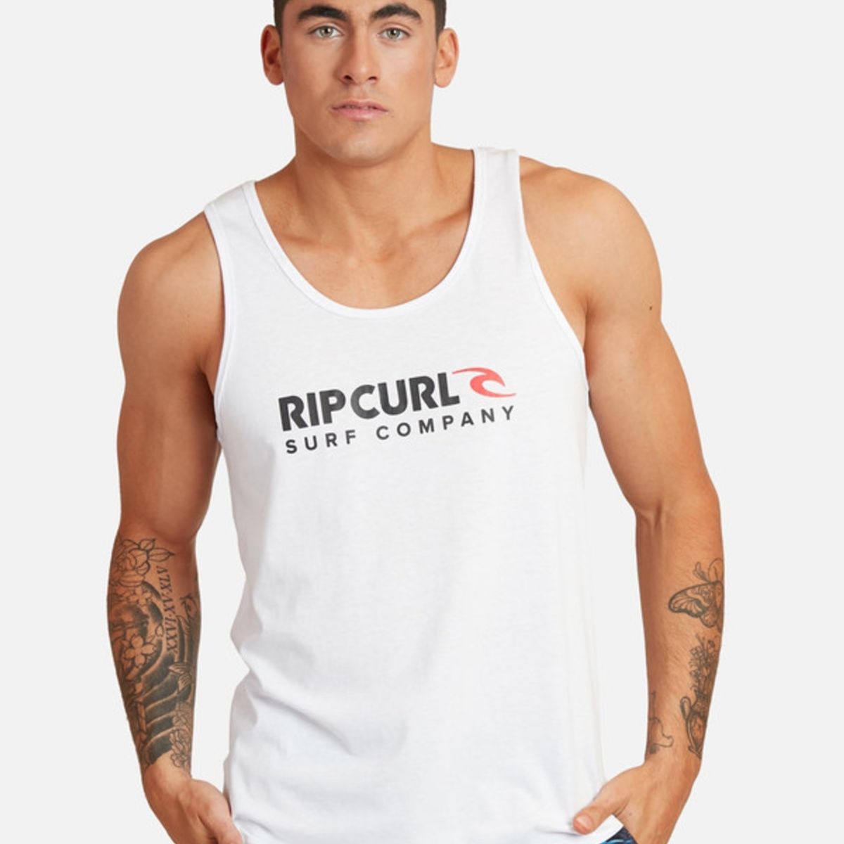 RIP CURL - Polera S/M Blanco Hombre Ripcurl