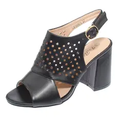 VIA FRANCA - Sandalia Para Mujer Color Negro