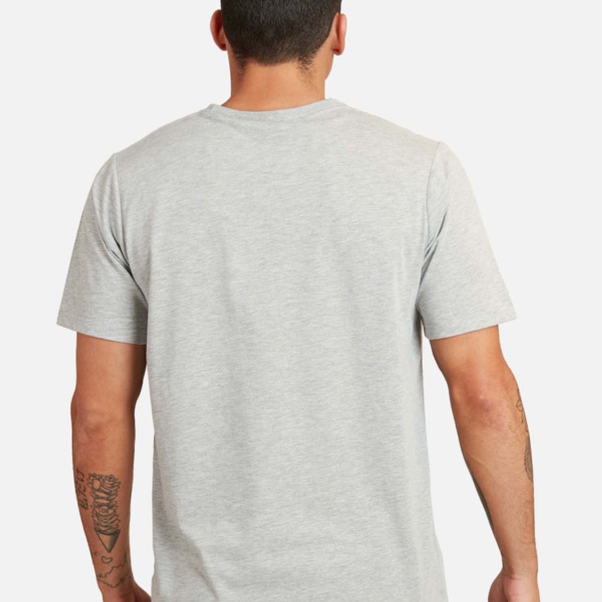 RIP CURL - Polera M/C Basica Gris Mezcla Hombre Ripcurl