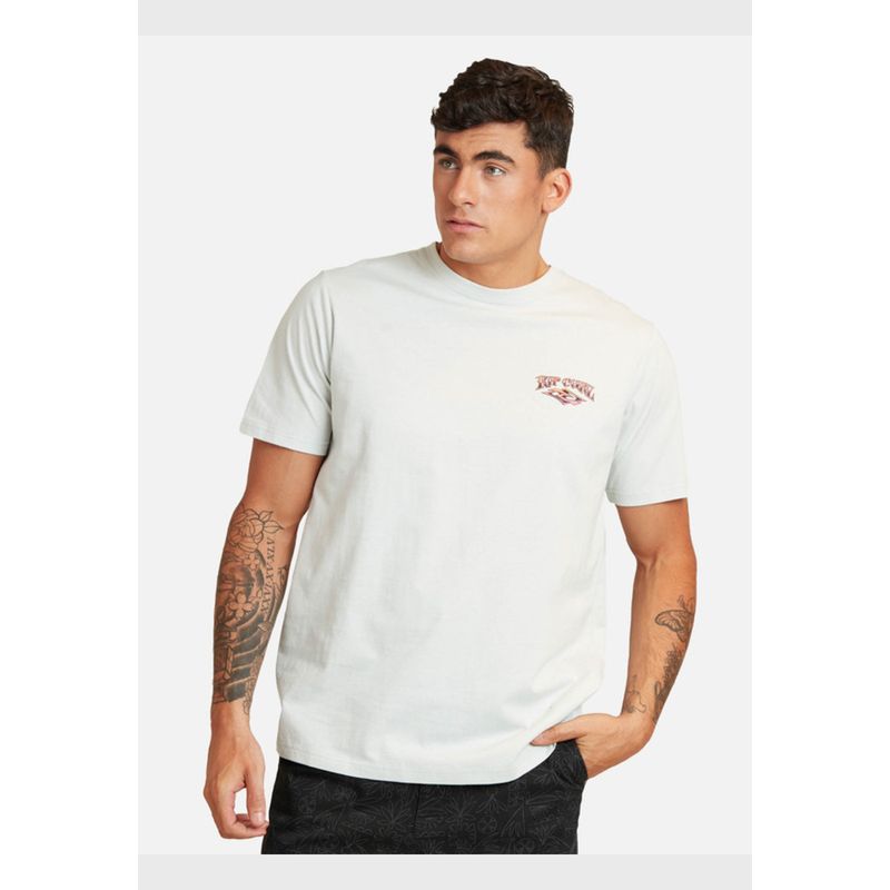 RIP CURL - Polera M/C Premium Gris Hombre Ripcurl