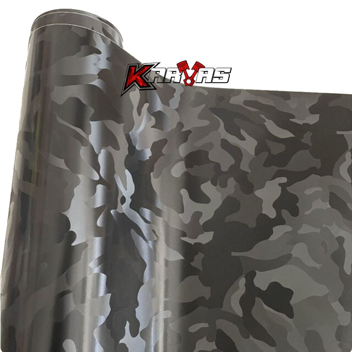 GENERICO - Papel Vinilo 3d Shadow Ghost Camo GRAFITO adhesivo Karvas