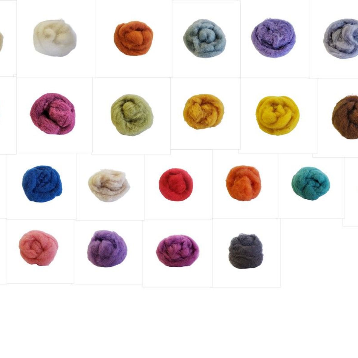 MOHICAN - LANA  PARA FELTING DE BOLSA 100 GRS Rosado Oscuro